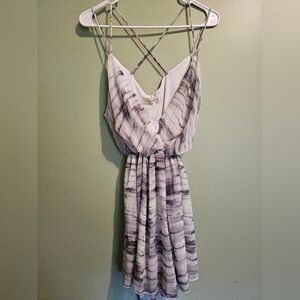 NEW Saints & Hearts Black & White Spaghetti Strap Dress SZ M.